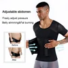 Fashion Men Shapewear Tops Shapers Male Girdle Shirt Men's Tummy Belly Control Slimming Waist Trainer Undershirt Tops ► Photo 2/6