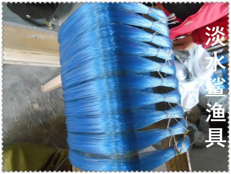 

Freshwater Shark Brand Blue Line Plastic Wire Nylon Thread Fishing Line Fishing Net Thread Ultra-strength Tension Fishing Line 5