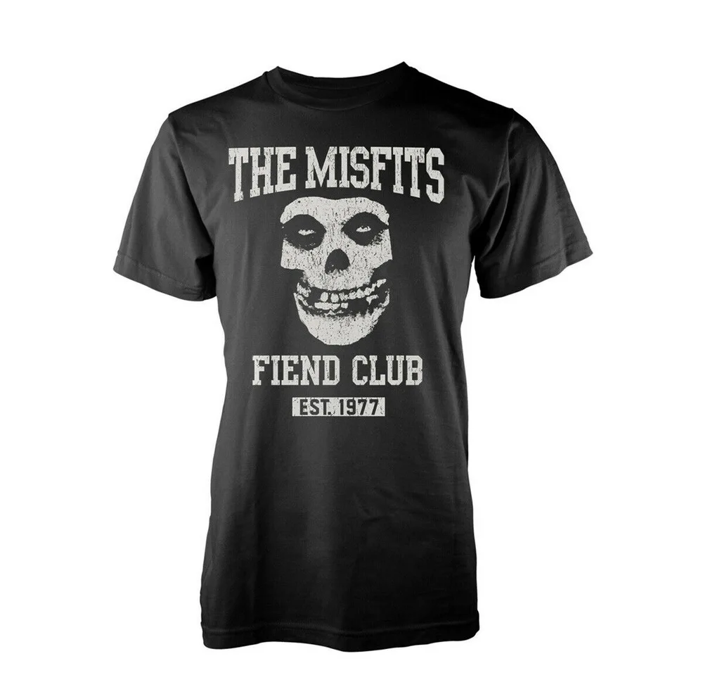 The Misfits Fiend Club панк-рок Официальная футболка Мужская хлопковая 20th 30th 40th 128th Birthday |