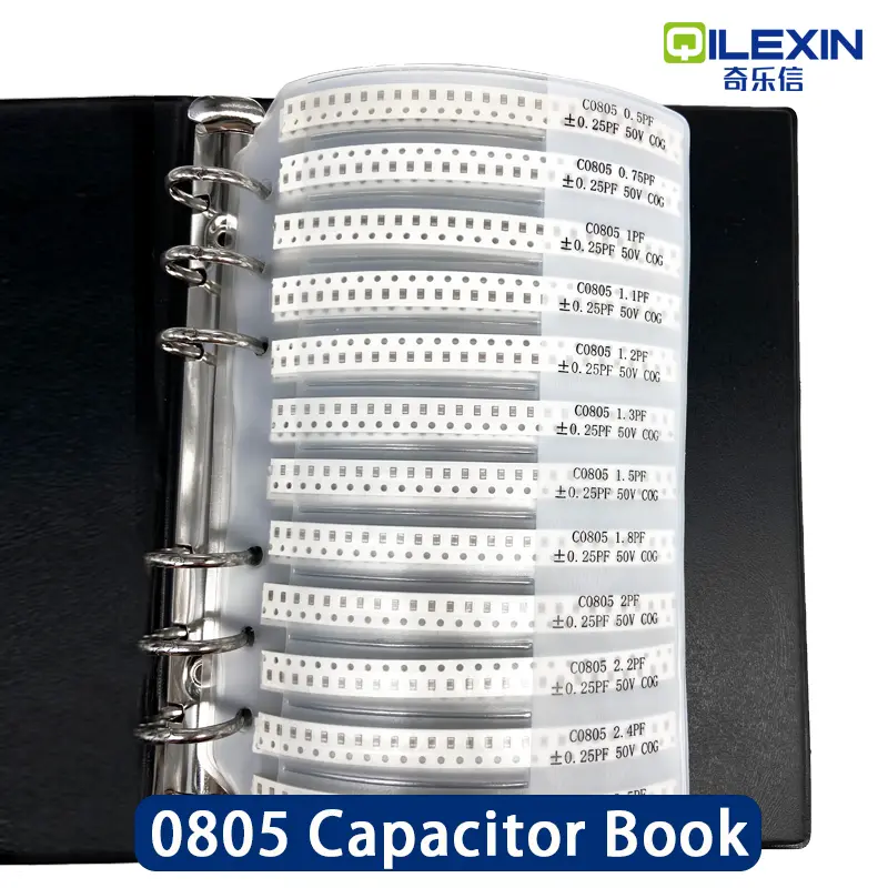 Capacitors Kit SMD Capacitor Sample Book 0201 0402 0603 0805 1206 Assortment Pack 80/90/92values DIY 25 50 pcs image 5
