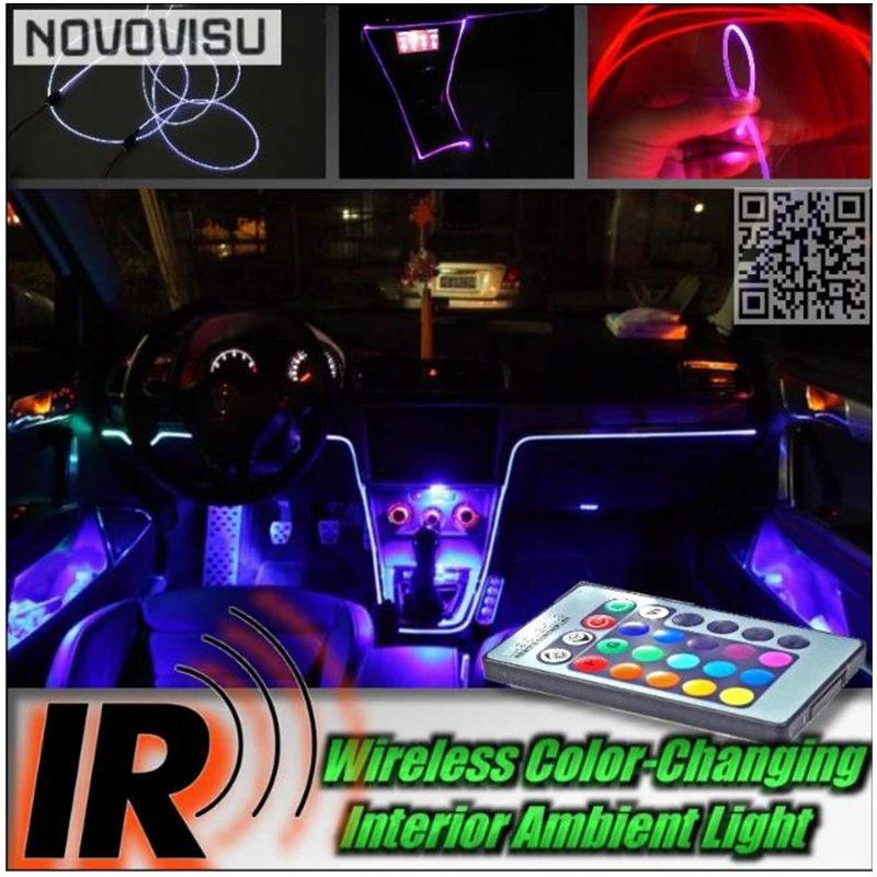 Wireless IR Control NOVOVISU Car Interior Ambient Instrument Panel Dashboard Light For LEXUS RX 300 250 350 LX 460 470 GX NX