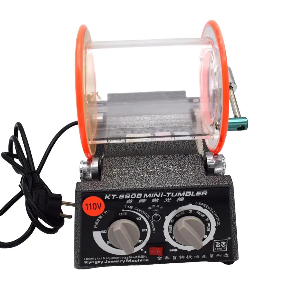 3kg Capacity Jewelry Rotary Tumbler 110/220v Polishing Machine Jewelry