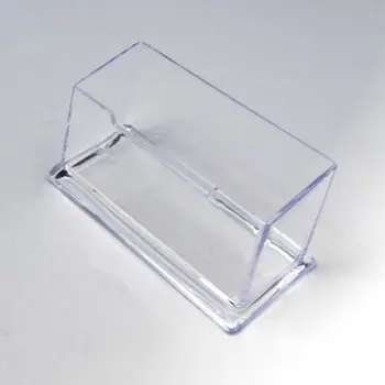 

Clear Desk Shelf Box Storage Display Stand Acrylic Plastic Transparent Desktop Business Card Holder