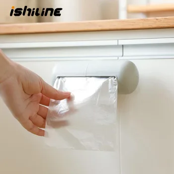 

Wall-Mounted Garbage Bag Storage Box Plastic Bags Trash Bags Finishing Storage Case Family Kitchen Bathroom Organizer Box