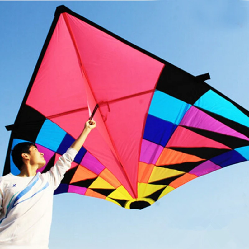 Free shipping large delta kite for adults flying toys ripstop nylon sport kite string reel dragon kite cerf volant parachute 6