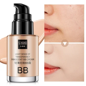 

30 ml Light BB Cream Concealer Isolation Refreshing Oil Control Light Moisturizing Cosmetics Facial Beauty Makeup W1