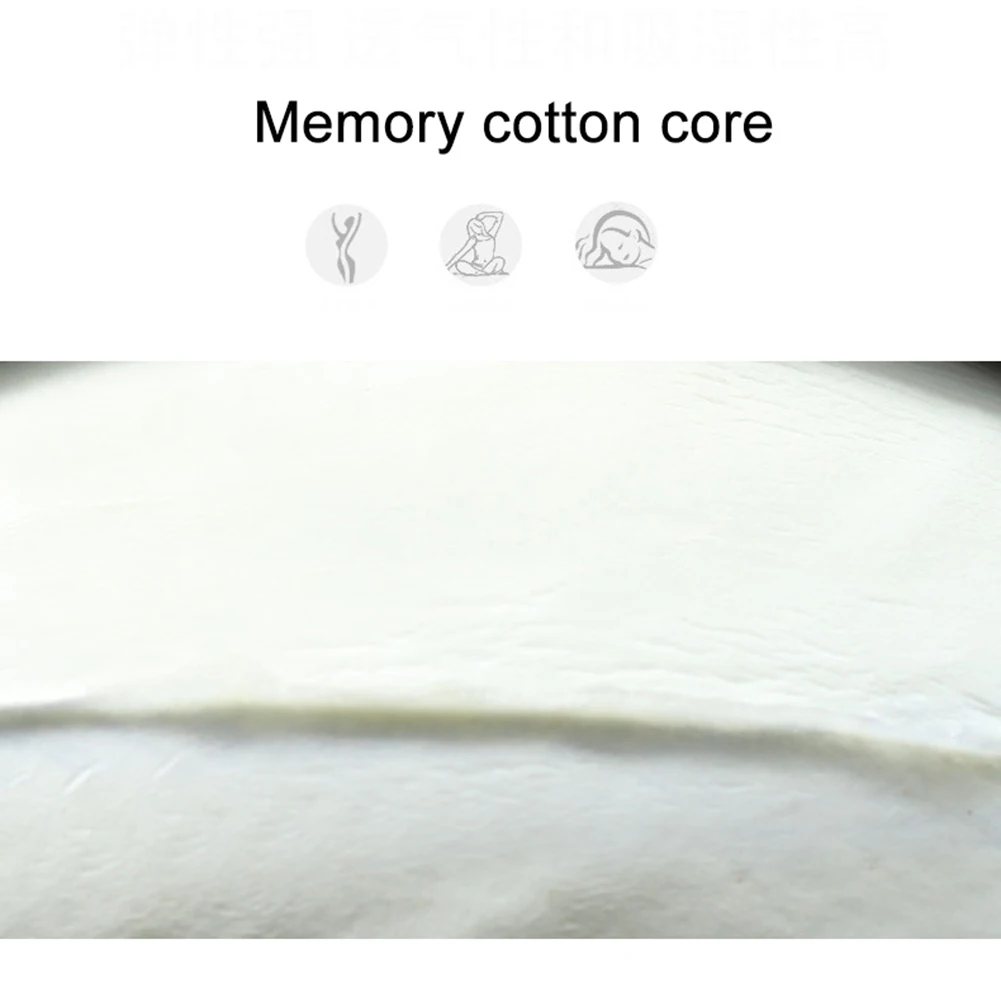 Memory Foam легкая дышащая u-образная хлопковая Подушка с эффектом памяти для головы и шеи, медленное восстановление, подушка для дома, путешествий, офиса