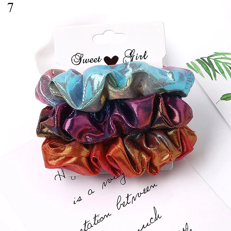 pearl hair clip 3-6Pcs Velvet Hair Rope Satin Sequin Cloth Scrunchies Elastic Hairband Women Ponytail Holder Hair Ties Girls Hair Accessories head wrap for women