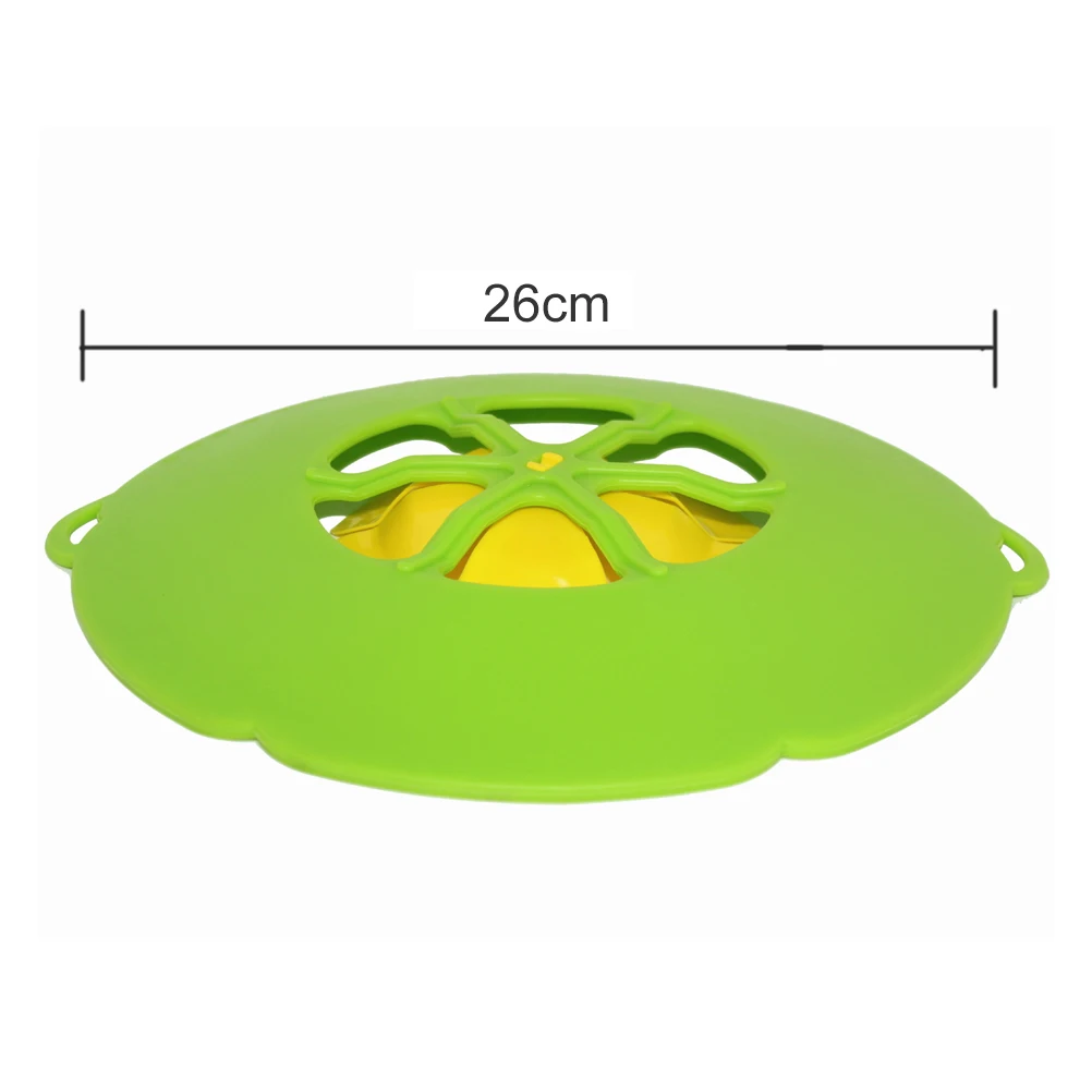 Силиконовая противопереливающаяся крышка 3D цветок силиконовая крышка проливающаяся пробка силиконовая крышка для кастрюли Экологичные кухонные инструменты 26 см