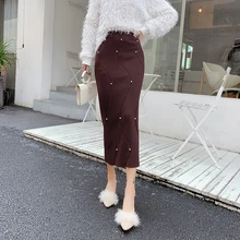 Fv2257 новинка осень зима женская модная повседневная сексуальная юбка kawaii размера плюс Корейская юбка размера плюс