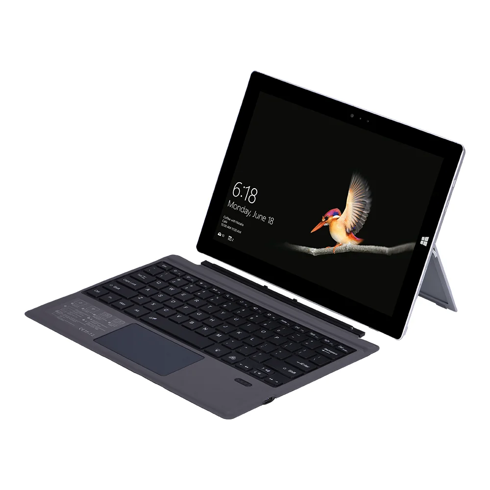 ultra-fina portátil, sem fio, bluetooth + touchpad