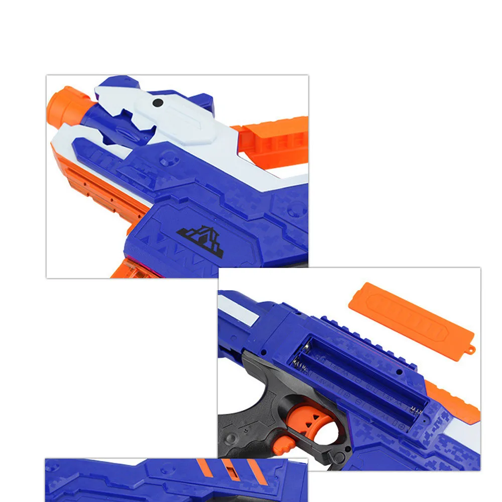 Игрушка пистолет для водомет Nerf darts мягкий дырочку головы пули пополнения