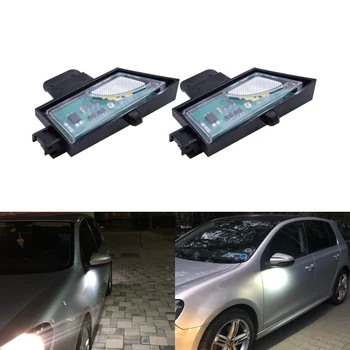 

2x Led Under Side Mirror Puddle Lights For VW Touran MK2 5T 2015-2020 For Golf MK7 Variant GTI R20 Canbus Auto Lamp
