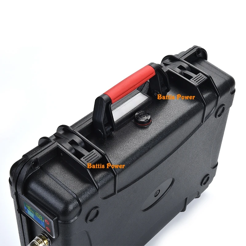 Водонепроницаемый 12V 100AH Lifepo4 батарей BMS 12,8 V для 1000W судовых машинах инвертор аварийного Питание трицикл+ 10A Зарядное устройство
