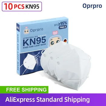 

10 PCS Face Masks Four-Layers Protection Dustproof Prevent Droplets Anti-fog Breathable Face Masks 95% Filtration Features Mask