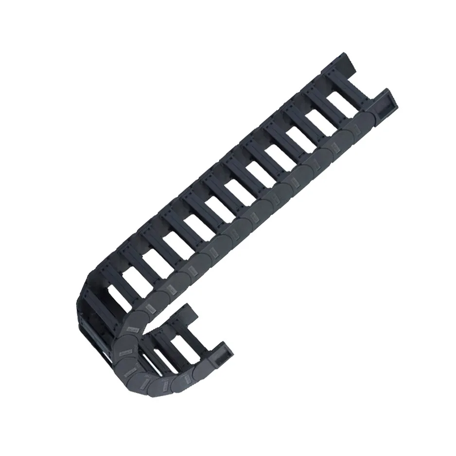 

JFLO 45x125x1000mm Plastic Drag Chain Bridge Type Engineering Nylon Towline Tanks Cable Carrier Drag Chain Protection Cable