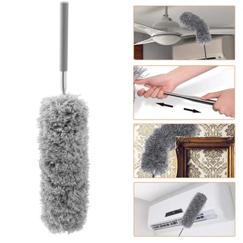 

Microfiber Duster Cleaner Dusters With Extension Pole For Cleaning Ceiling Bendable 1Pc
