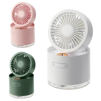 

Portable Water Spray Mist Fan USB Rechargeable Foldable Air Cooler Humidifier for Household Stuff Cooling Accessories Dropship