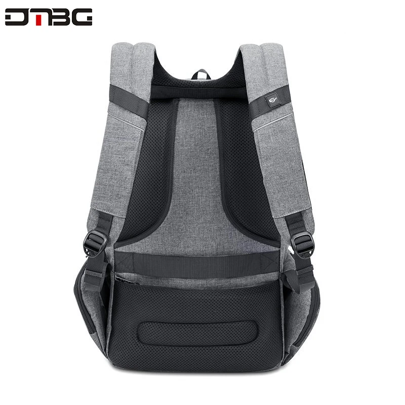 DTBG модный рюкзак, 17,3 дюймов, черный, серый цвет, рюкзаки, умная сумка, пакет с usb зарядным портом, большая емкость, водонепроницаемый рюкзак