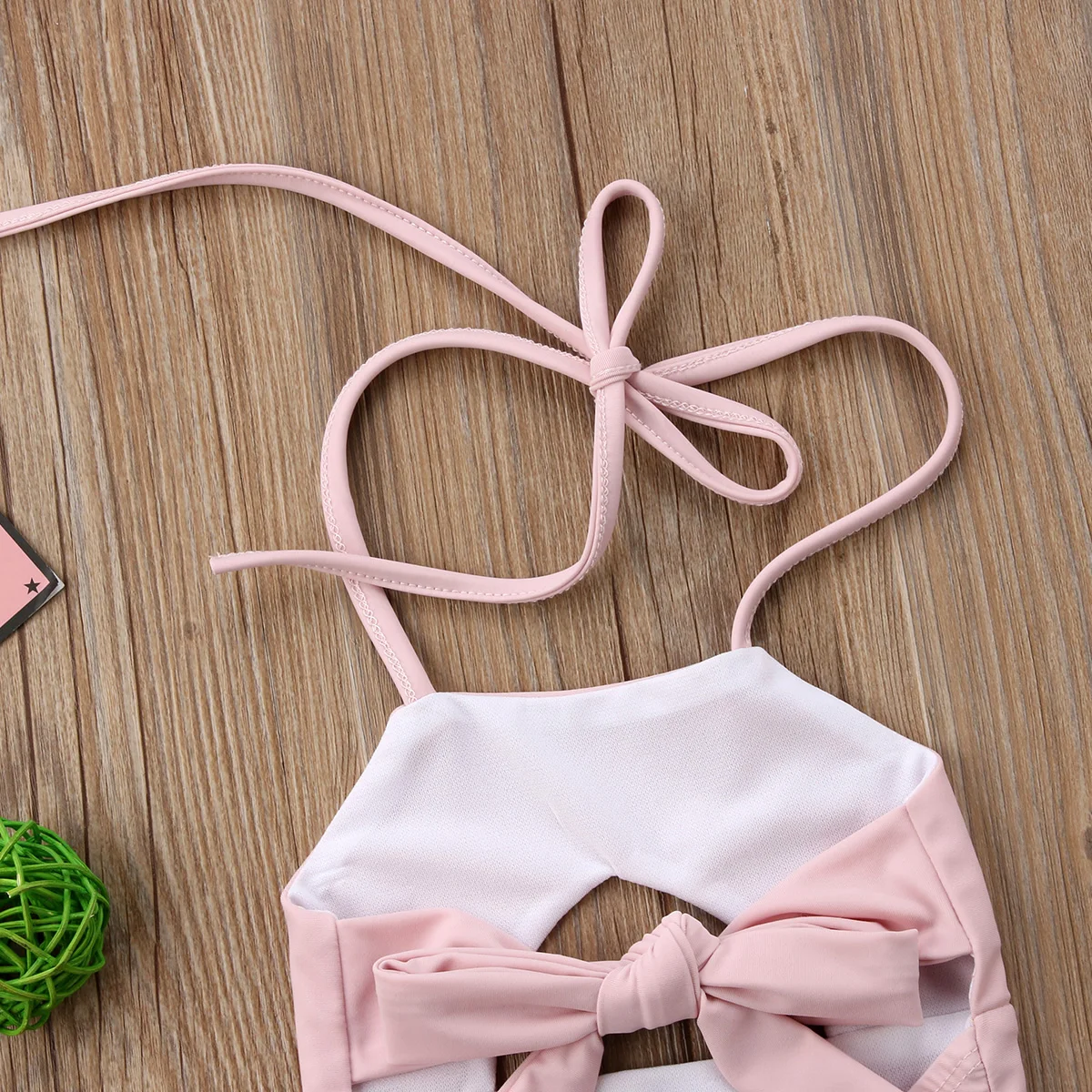 Emmabbay Fashion 0-24M Baby Girl Swimwear Newborn Baby Girls One Piece Halter Bandage ClothesBeach Bikini Bathing Suit Outfits