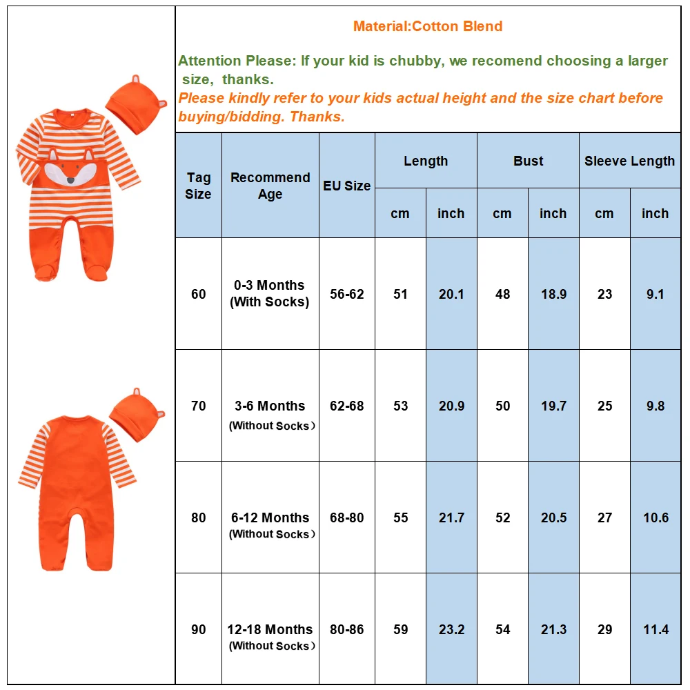 Одежда для новорожденных carters fox; одежда для маленьких мальчиков; носочки для новорожденных; Пижама для сна для девочек 12, 18 месяцев; осенняя одежда; D20