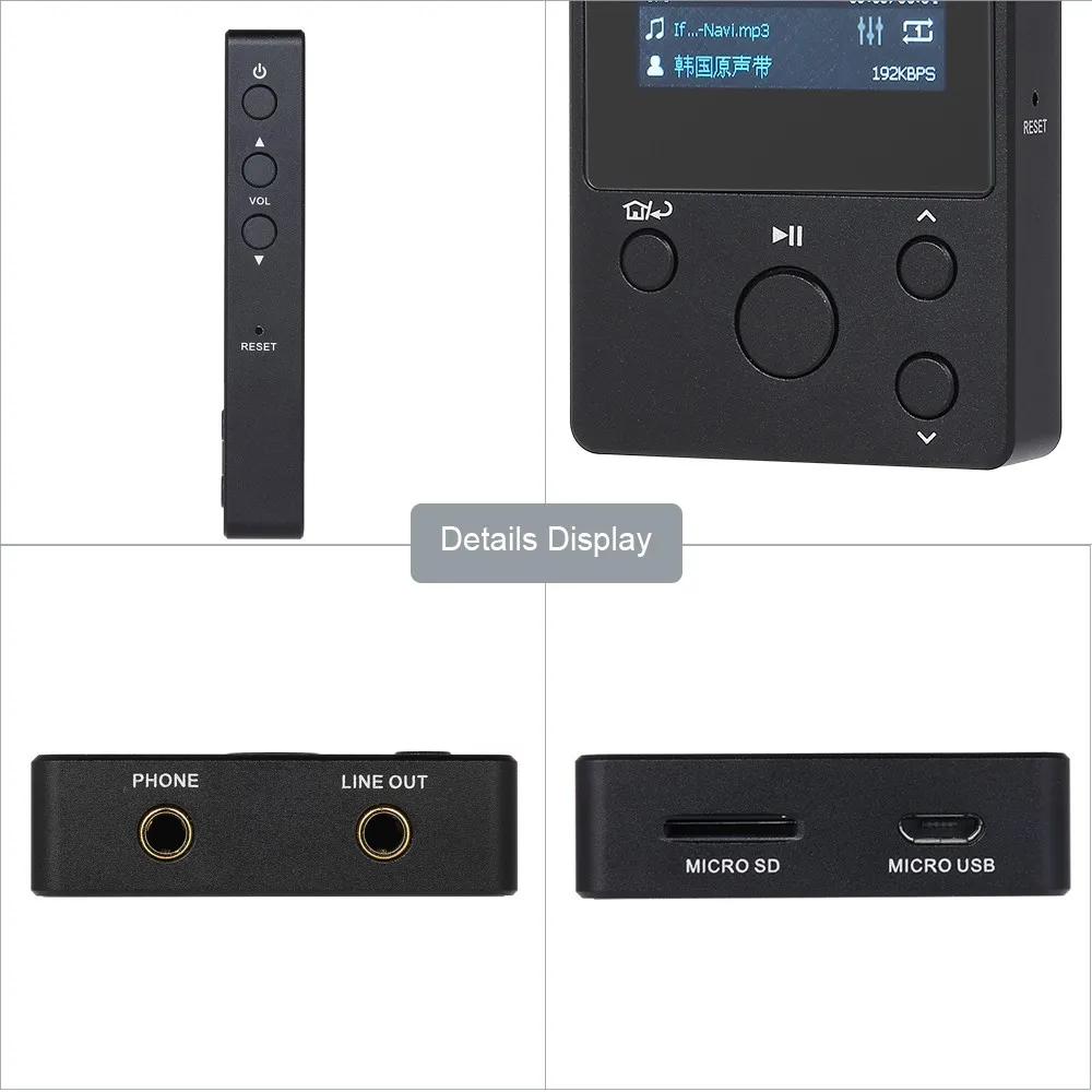 HiFi музыкальный плеер без потерь 8 Гб колонки