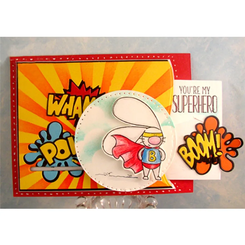 

Eastshape Comic Balloons Metal Cutting Dies 2019 Scrapbooking Card Making Album Embossing Craft Die Boom Letters