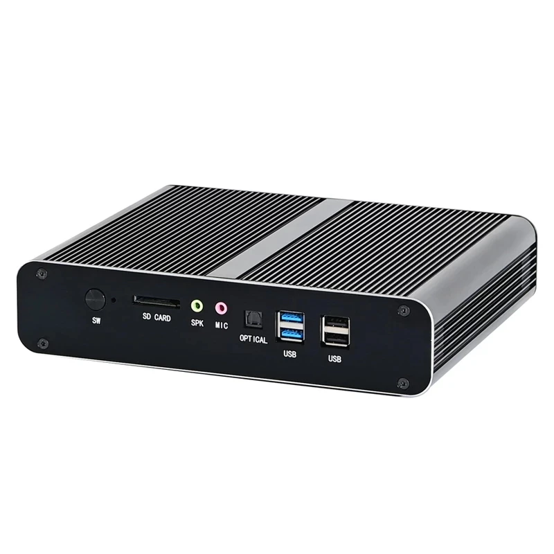 Topton новые офисные мини ПК Intel Core i7 1065G7 i5 1035G4 Windows 10 2xHDMI2.0 2xlan SD оптический SPDIF 8 * USB