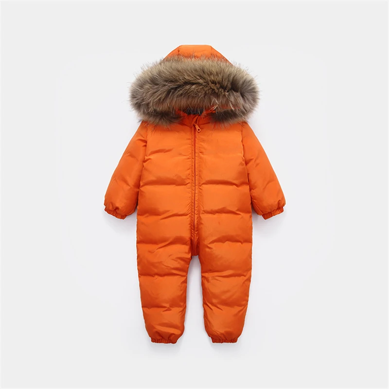 Kids Winter Jumpsuit Snowsuit Parka Duck Down Jacket for Kids Girl Boy