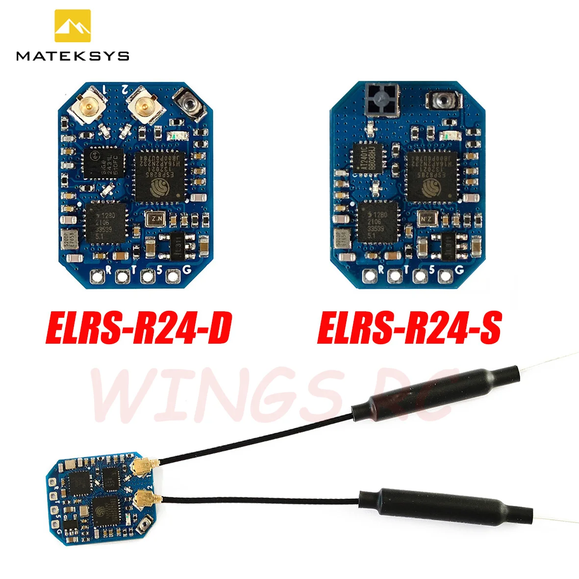 

Приемник MATEK Mateksys 2,4 ГГц EXPRESSLRS/ELRS Nano дальнего действия + антенна IPEX для зубочисток TinyWhoop, дроны TBS, трассировщик