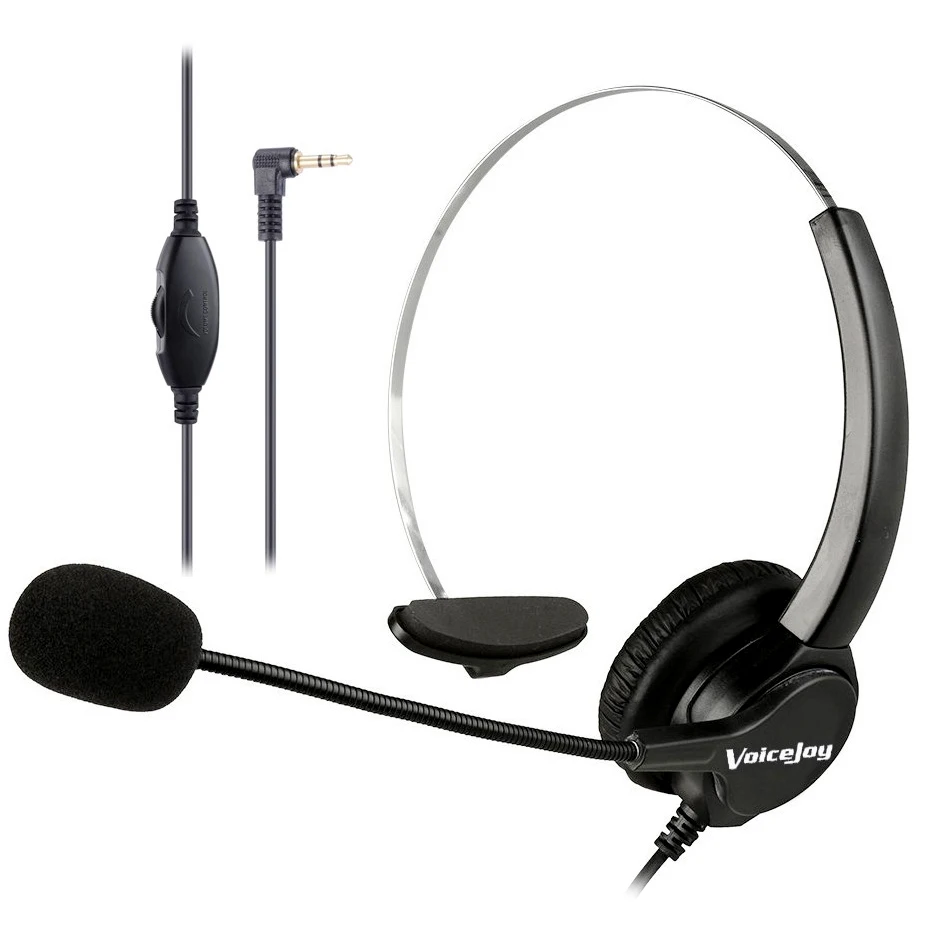 FreeShippingEXTRAONEEARPADVolumeandMuteheadset25mmoffice