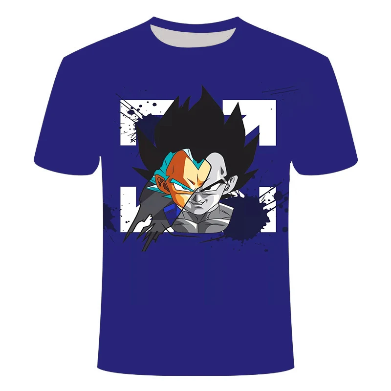 

Wukong short-sleeved t-shirt male Dragon Ball joint tide brand loose cotton couple dress summer ins super fire round neck hip ho