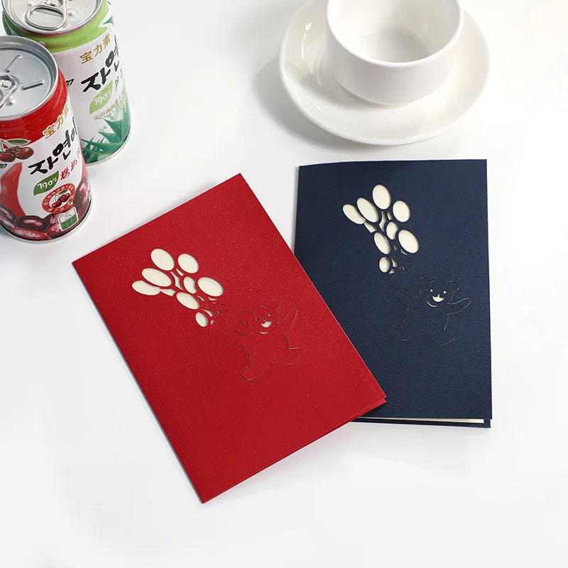 3D Pop Up Card Animal Park Happy Birthday Invitation Card for Girl Kids Wife Husband Greeting Postcard Favor Gift with Envelopes greeting cards