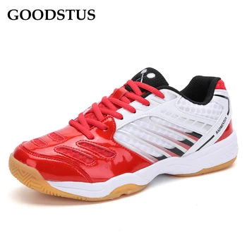 

GOODSTUS Men Sneaker Pu Breathable Comfortable High Quality New Arrival Lace-Up Male Badminton Sport Shoe Street Walking Running