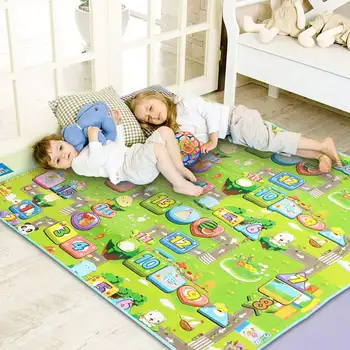 

Baby Play Mat Thickening Eco-friendly XPE Foam Children Playmat Cartoon Non-slip Carpet Living Room Mat 200*180cm 180*150cm
