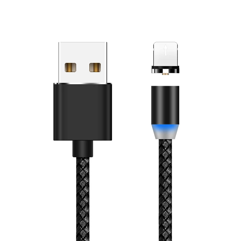 AUFU 2m 3m Magnetic USB Charging Cable Type C Magnet Charger Micro USB Cable Mobile Phone Cable USB Cord For iPhone Samsung hdmi to iphone cable Cables