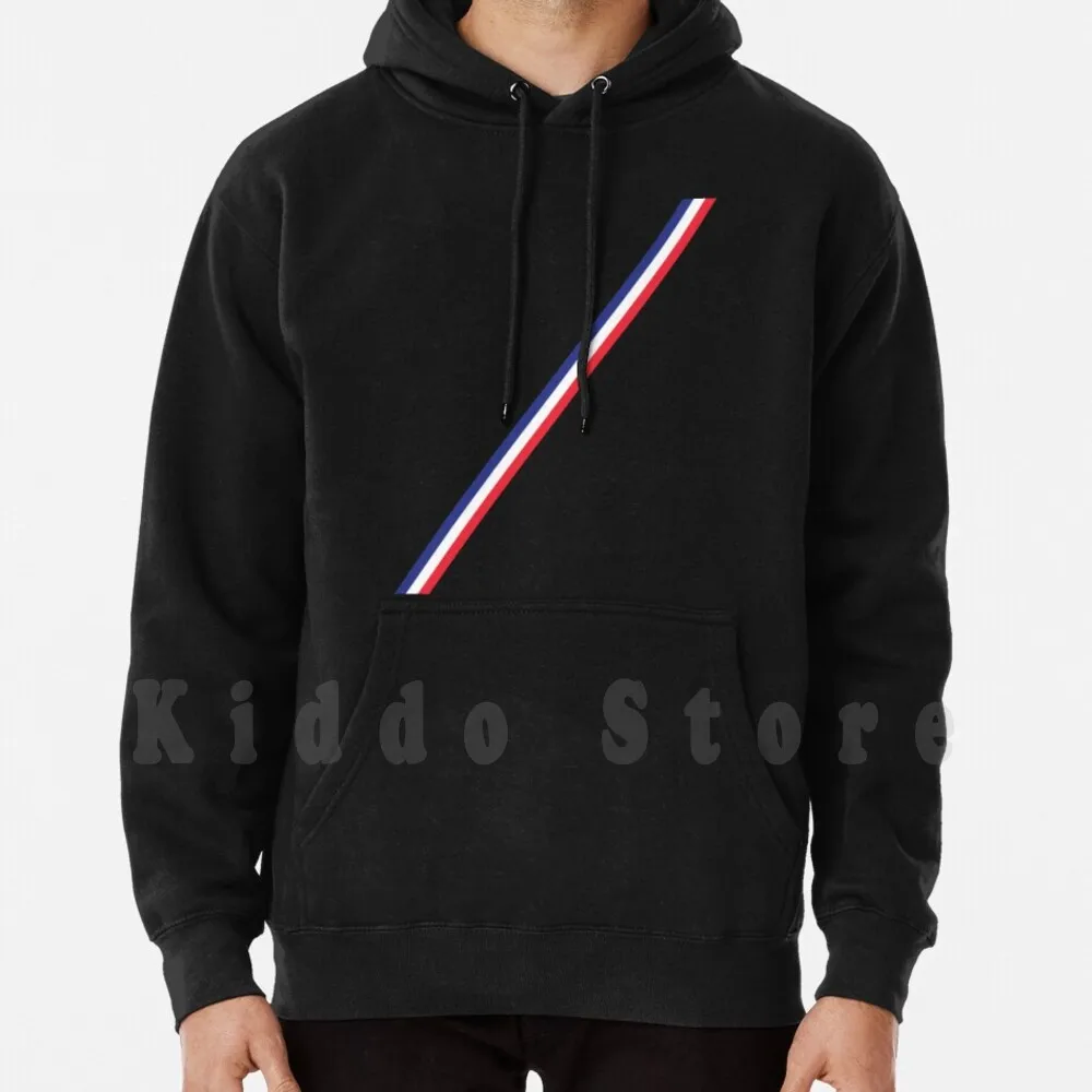 Felpa Con Cappuccio A Righe Bandiera Francia Manica Lunga Bandiera Francia Drapeau Bandiera Francese Bandiera Francia Bandiera Francia Drapeau Tricolo