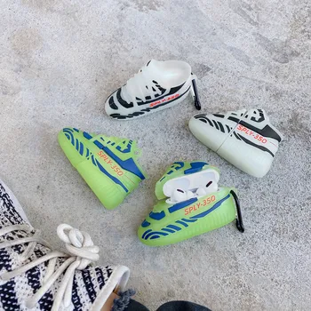 

Case for AirPods 2/1 Earphone Cover Luxury aipods Bumper Fashion Sports Brand shoes 350 Accessories Protector for airpods Cases