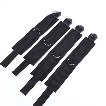 Nylon Sex Handcuffs Bdsm Bondage Erotic Under Bed BDSM Bondage Restraint Strap System Sex Toys for Adults Wrists & Ankle Cuffs 4