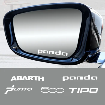 

4PCS Car Stickers Door Handle Styling Decoration Decal for Fiat ABARTH 500 Punto Panda Tipo Car Mirror Wiper Creative Stickers