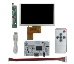 Écran LCD polyvalent 5 pouces 800x480, contrôleur d'affichage, Compatible HDMI, carte de pilote de commande Audio