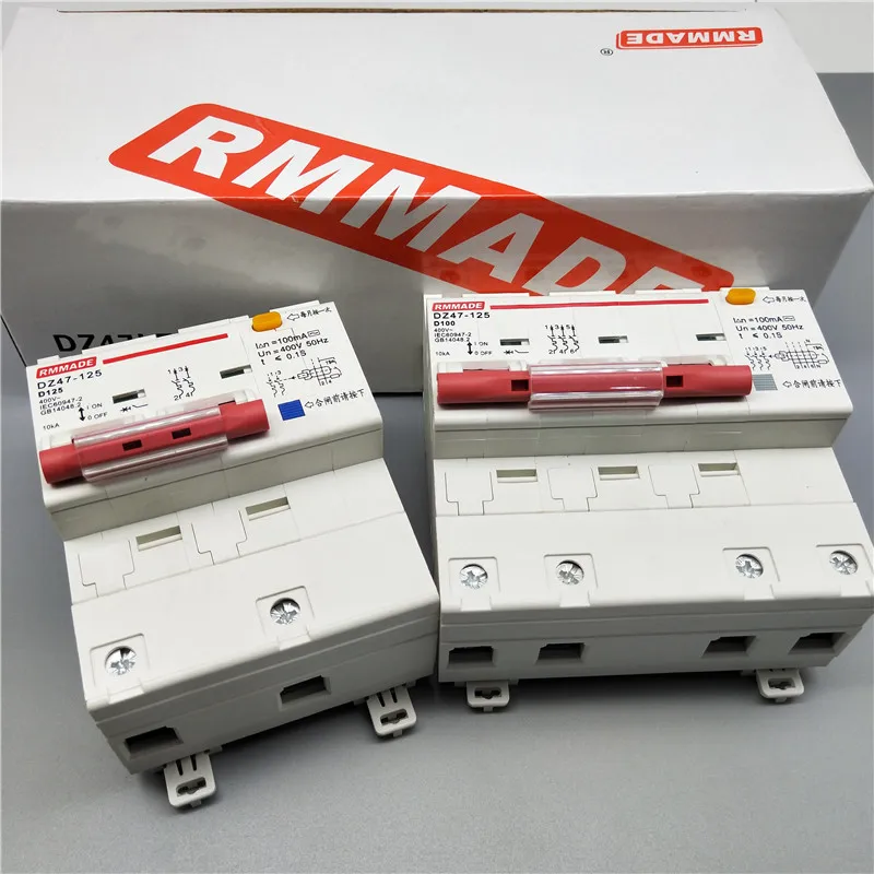 AC220V-400V  Mini Circuit Breaker Cutout Miniature Household Air SwitchDZ47 6A 10A 16A 1P 2P 3P 4P 20A 25A 32A 40A 50A 63A 125A