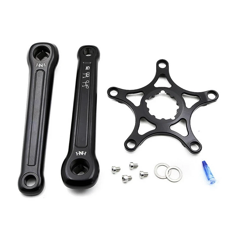 Bicycle Square Crank for Road Brompton Folding Bike 330g 170mm BCD130mm 