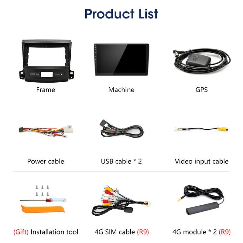 Best 2 Din 2G+32G Android 8.0 Car Radio for Mitsubishi Outlander Xl 2 CW0W 2005-2012 Navigation GPS Coche Players DVD Head Unit RDS 5