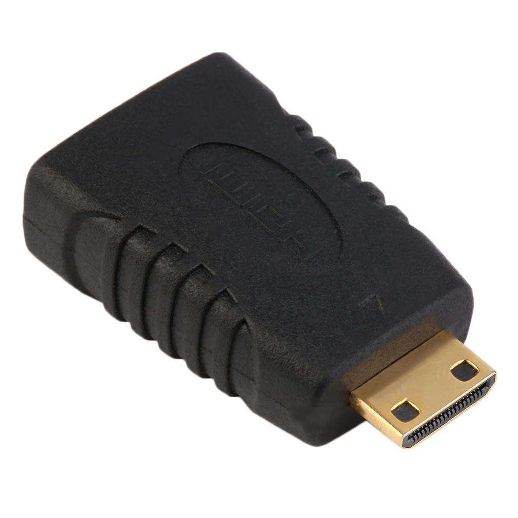 Горячая HDMI тип A женский мини Тип C Мужской адаптер разъем для HDTV 180 градусов Портативный прочный