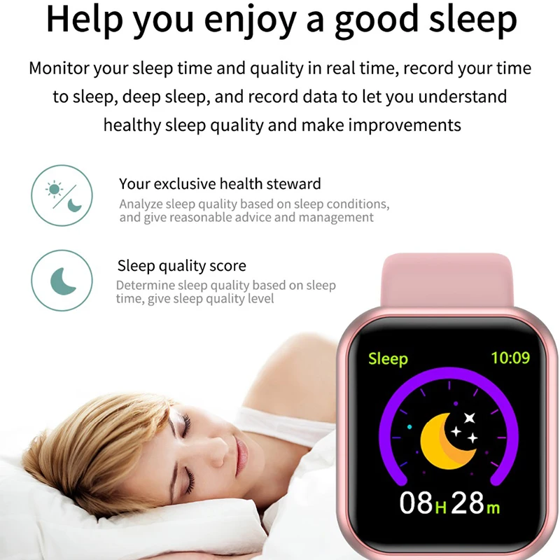 New D20 Smart Watch Bluetooth smart wristband Heart Rate Fitness Tracking Sports Bracelet For Xiaomi Android Apple Watches