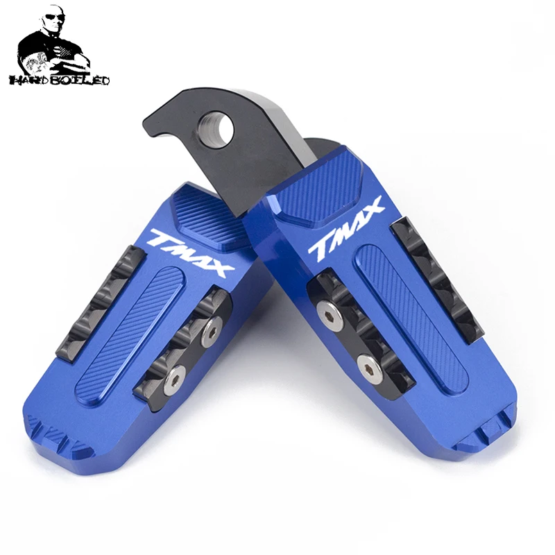 Motorcycle Rear Foot Peg Footrest CNC Rear Passenger Footrests For Yamaha Tmax 500 T-max 530 sx dx 2012-2019 2018 T Max XP500 (6)