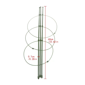 

Garden Plant Support Climbing Plants 45cm 60cm Conical Trellis Supporter Frame F3MB
