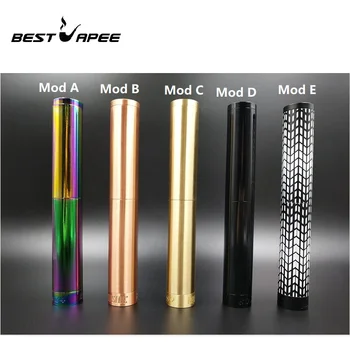 

Mech mod vape pen e cigarette tube broad Mechanical mod vape mod for 510 Thread 18650 battery box Mod 25mm diameter mech box mod