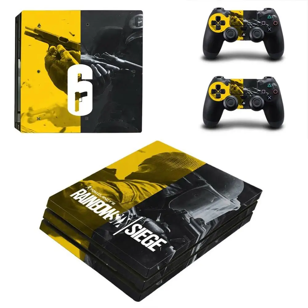 YSP4P-3155 Rainbow Six Siege PS4 Pro наклейка Play station 4 Кожа Наклейка для playstation 4 PS4 Pro консоль и контроллер Скины Виниловые - Цвет: YSP4P-3155
